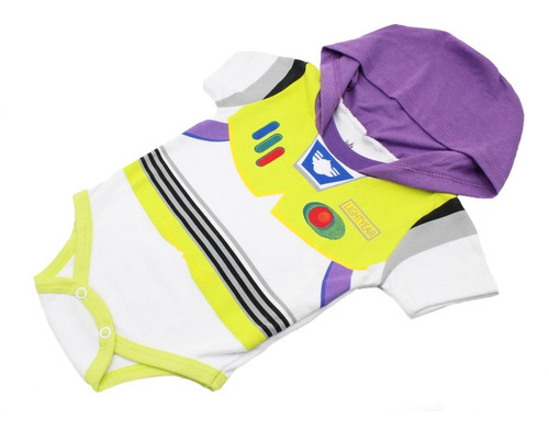Imagen 3 de 7 de Pañalero Disney Buzz Lightyear Con Capucha Toy Story 5617