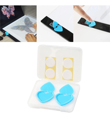 2 Kit De Almohadilla De Luz Diamond Art Para 2 Piezas
