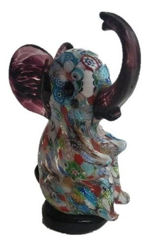 Elefante Cristal Coleccion Arte Murano Millefiori. Tmvref35 