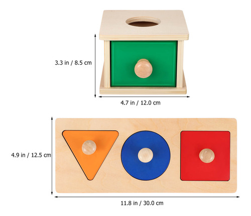 Material Didáctico Montessori De Madera