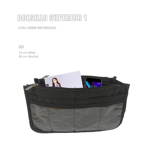 Organizador Ropa Makeup Viaje Porta Documentos Mediano Avion
