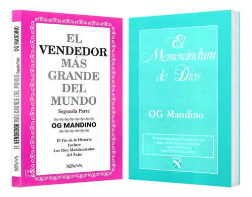 Og Mandino: Vendedor Más Grande Mundo 2 + Memorándum De Dios