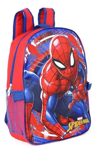 Mochila Para Niños Spiderman 16 Pulgadas Con Lonchera Extraí