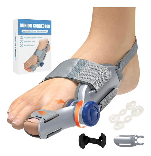 Corrector De Juanetes Ajustable Con Almohadilla De Silicona