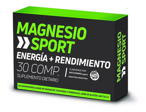 Pack 3u Magnesio Sport Natufarma Energia + Rendimiento 30u