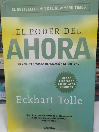 Libro El Poder Del Ahora Eckard Tolle Original Nuevo