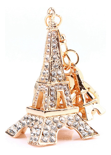 Torre Eiffel Strass Chaveiro Elegante Pingente Bolsa