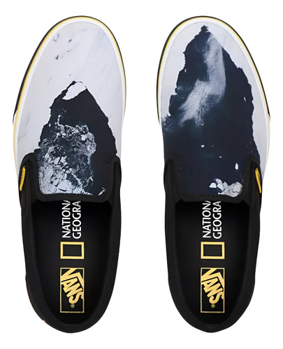 Tenis Vans Hombre National Geographic Classic Slip On Glacier Casual