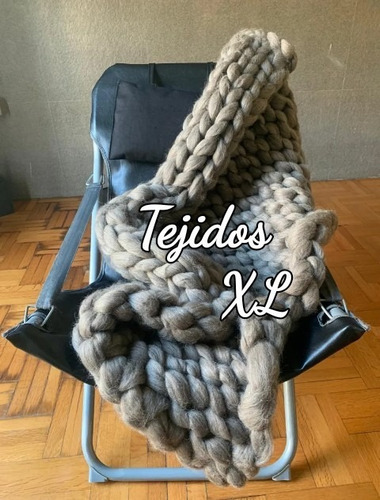 Manta Xl Nórdica Gris Vison Para Cama Individual Tejidos Gris