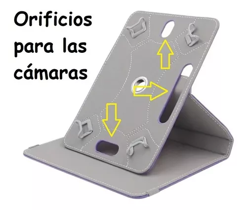 Funda Tablet Eco Cuero 10 Pulgadas Giratoria Universal