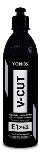 V-cut Polidor De Corte E Refino Premium 500ml Vonixx Cor Preto 110v/220v