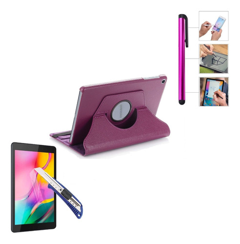 Funda Estuche Forro + Mica + Lapiz Samsung Tab A 8.0 Sm-t290