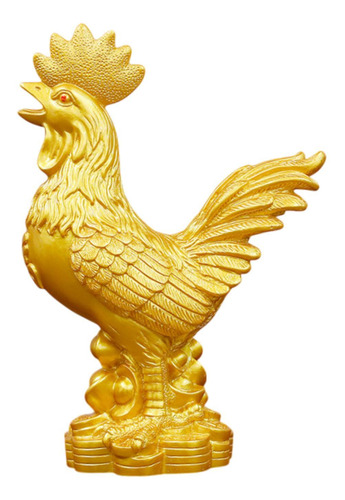 Estatua De Gallo Escultura Animal Exhibición Ornamento S