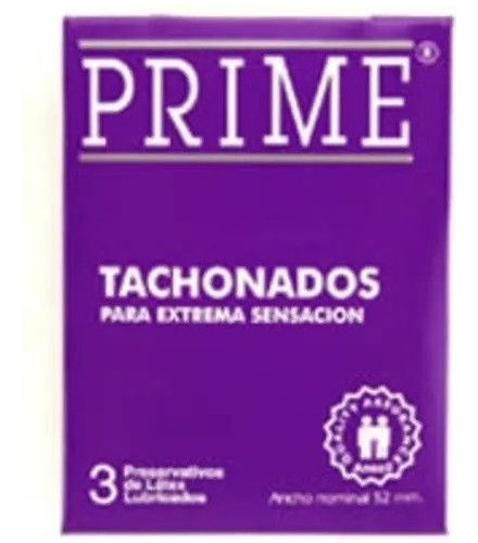 Preservativos Prime® Tachonados X 3 Unidades