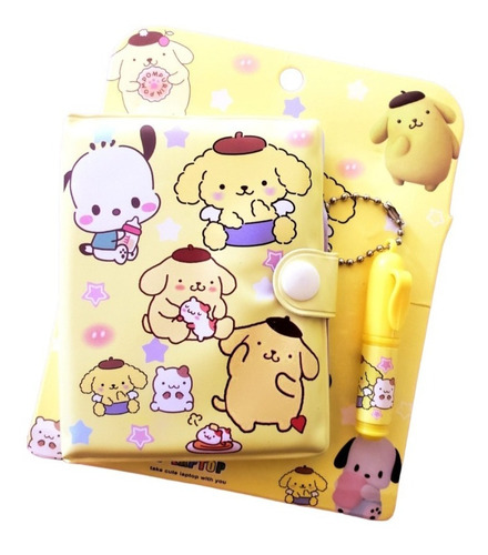 Cuaderno Mini Libreta Kuromi My Melody Cinnamoroll Pompompur