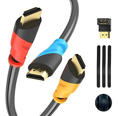 3pack 4k Hdmi Cable Hdmi De Alta Velocidad Hdmi 2 0 Cab...