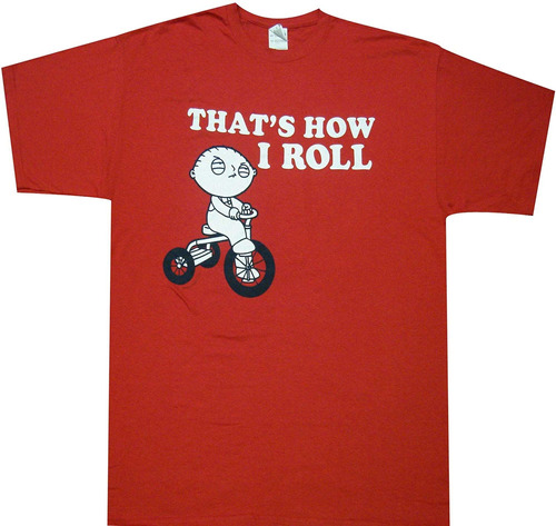 Camiseta De Hombre De Familia Stewie Thi's How I Roll Adulto