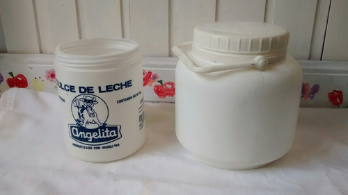 Antiguos Potes Coleccion Dulce De Leche Vacios Martinez (Usado)