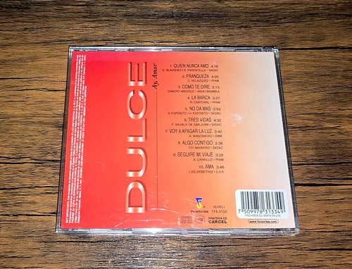 Dulce Cd Ay Amor (fonovisa) 2000 Limitado Flans Lucia M Yuri Edición Limitada (Usado)