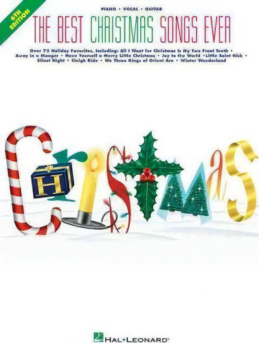 The Best Christmas Songs Ever, De Hal Leonard Corp., Vol. 1. Editorial Hal Leonard Corporation, Tapa Blanda, Edición 6th Edition En Inglés
