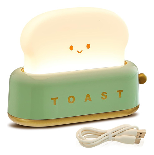 Lampara Tostadora Amylove Cute Toast Night Lamp Mini Lamp...