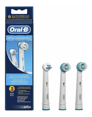 3 Repuestos Oral B P/ Ortodoncia Alemania Ver Ingresos Brtos