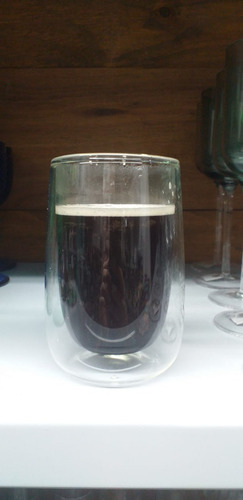 Imagen 1 de 3 de Vaso Doble Vidrio 450 Ml Taza Simil Bodum Palermo O Centro