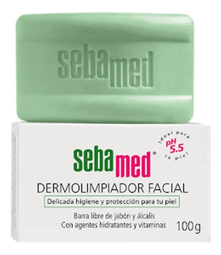 Barra Dermolimpiador Facial Sebamed 100g Todo Tipo De Piel