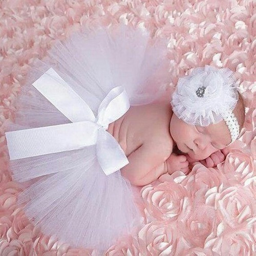 Imagen 4 de 5 de Tutu Para Bebes Recién Nacidas