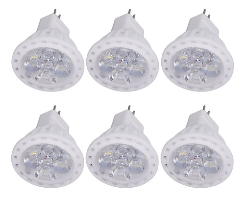 Led Track Beads, 6 Bombillas De 360 Lúmenes, Mr11, 4 W, 12 V