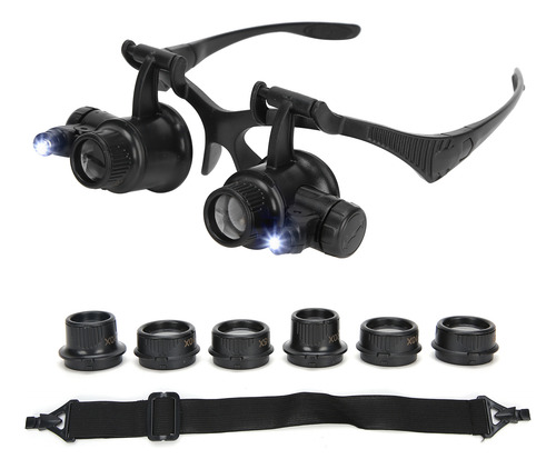 Reparación De Reloj Led Head Loupe Con Aumento De 10 X 15 X