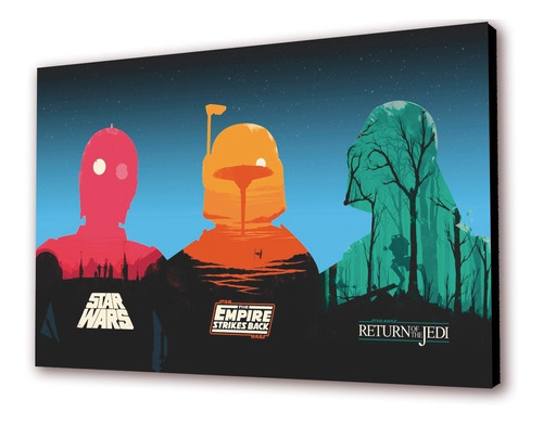 Cuadro 50x30 Cms Decorativo Poster2 Star Wars