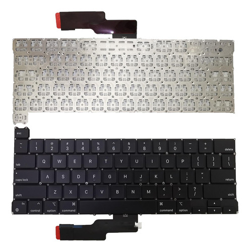 Teclado De Repuesto Para Computadora Portátil Us Black Para