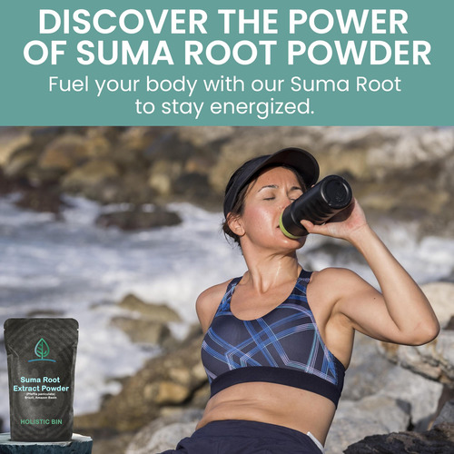 Holistic Bin Polvo Raíz De Suma Brasileña 50g
