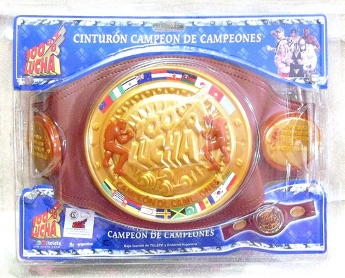 Cinturón De Campeón 100% Lucha Catch Combate Campeones Wwe