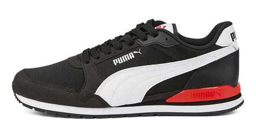 Tenis Puma St Runner V3 Mesh Hombre-negro/blanco