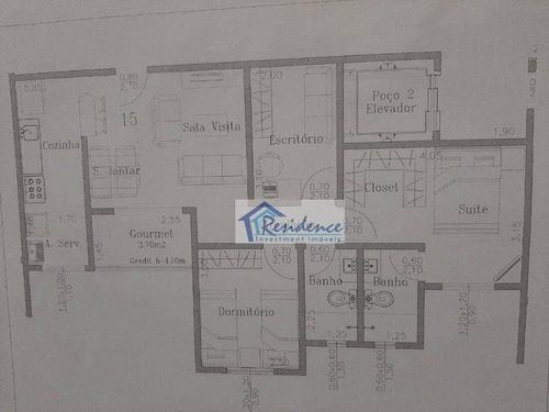 Imagem 10 de 12 de Apartamento Com 3 Dormitórios À Venda, 69 M² Por R$ 350.000,00 - Condomínio Residencial Belvedere - Indaiatuba/sp - Ap0554