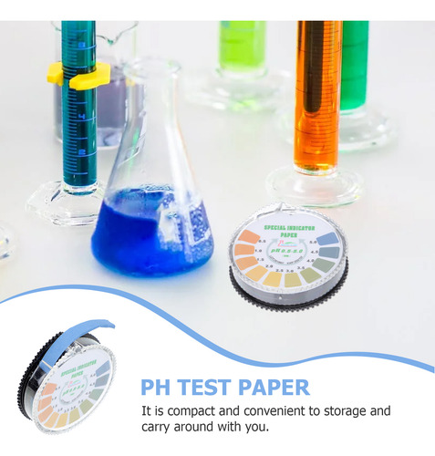 Tiras Reactivas De Ph 0.5- 5.0, Papel De Prueba De Precisión