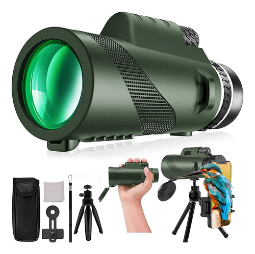 Telescopio Monocular De Alta Potencia Hd De 80 X 100