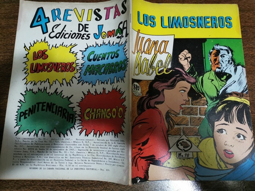 Cómic Los Limosneros Número 78 Año 1967