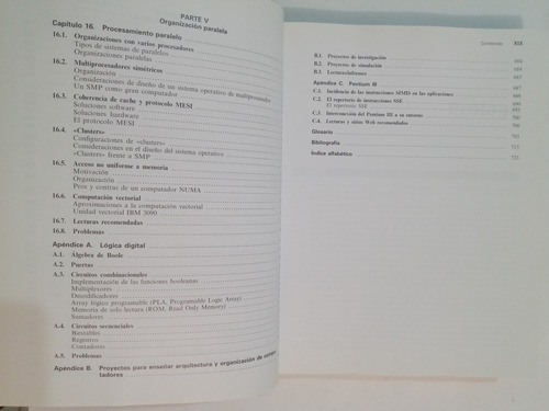 Organización Y Arquitectura De Computadores 5 E - W Stalling (Usado)