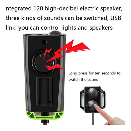 Set De Luces Para Bicicleta, Luz Multifuncional Para Bicicle