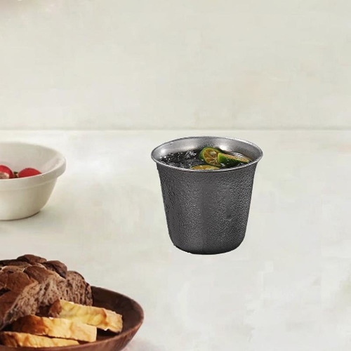 Taza De Camping De Acero Inoxidable De Pared Simple, 10 ,