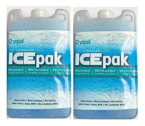 Cryopak Juego 2 Hielo Rigido Para Estuche Almuerzo Res