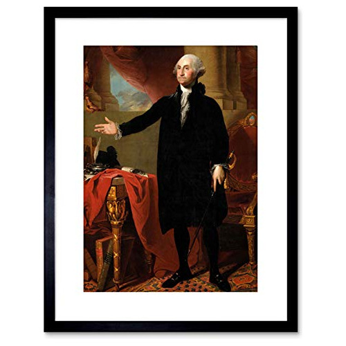 Cuadro Enmarcado De Retrato De George Washington, Presi...