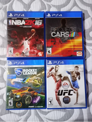 Lote De 4 Juegos Físicos Originales Ps4 