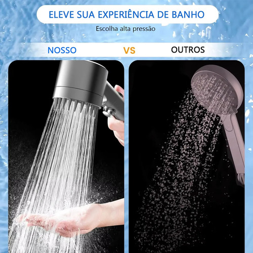 Ducha Sobrealimentadora Para Lavabo De Salón Con Manguera De