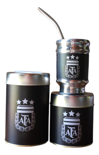 Set Matero Afa Selección Argentina Kit De Mate