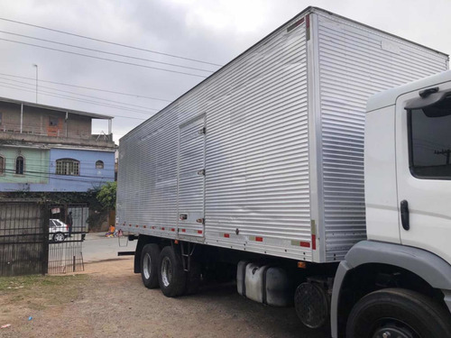 Imagem 1 de 5 de Bau Alumínio 8,50m Assoalho Chapeado 2 Porta Lateral