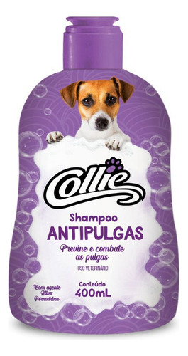 Shampoo Cães Anti Pulgas Para Cachorro/ Cães 400ml